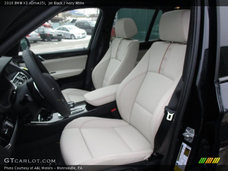 Jet Black / Ivory White 2016 BMW X3 xDrive35i