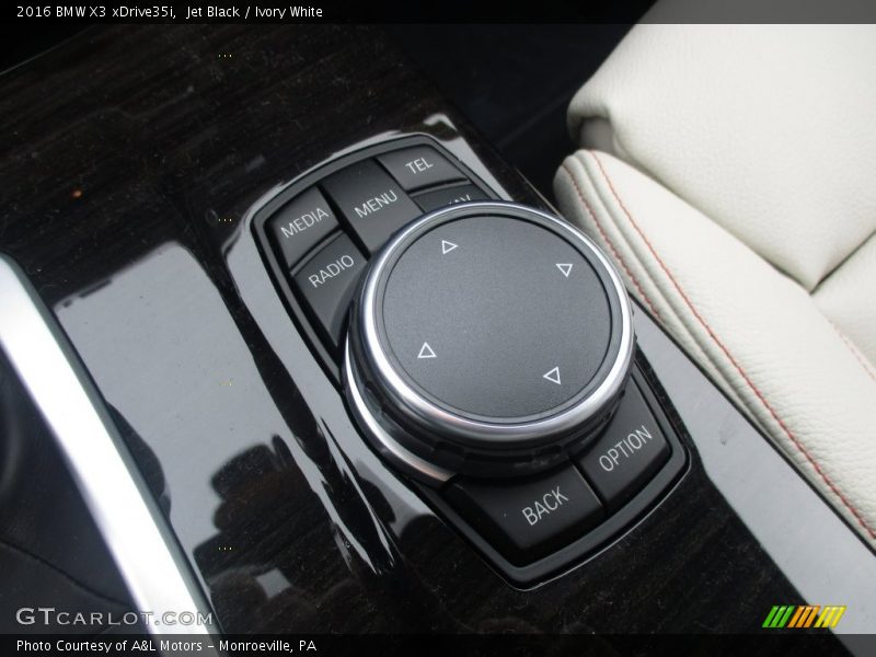 Jet Black / Ivory White 2016 BMW X3 xDrive35i