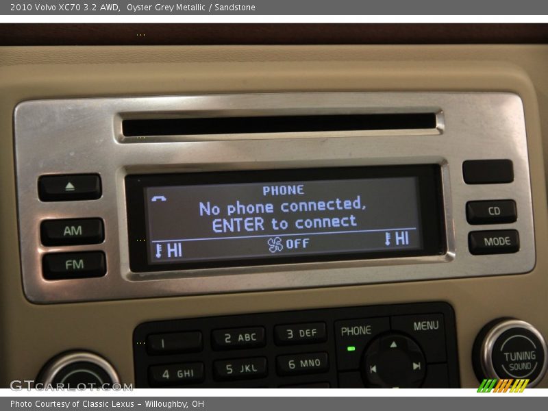 Oyster Grey Metallic / Sandstone 2010 Volvo XC70 3.2 AWD