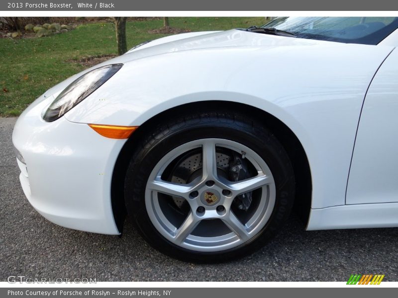 White / Black 2013 Porsche Boxster