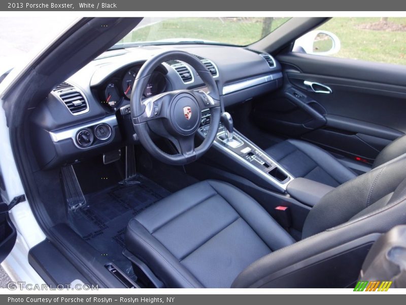 White / Black 2013 Porsche Boxster