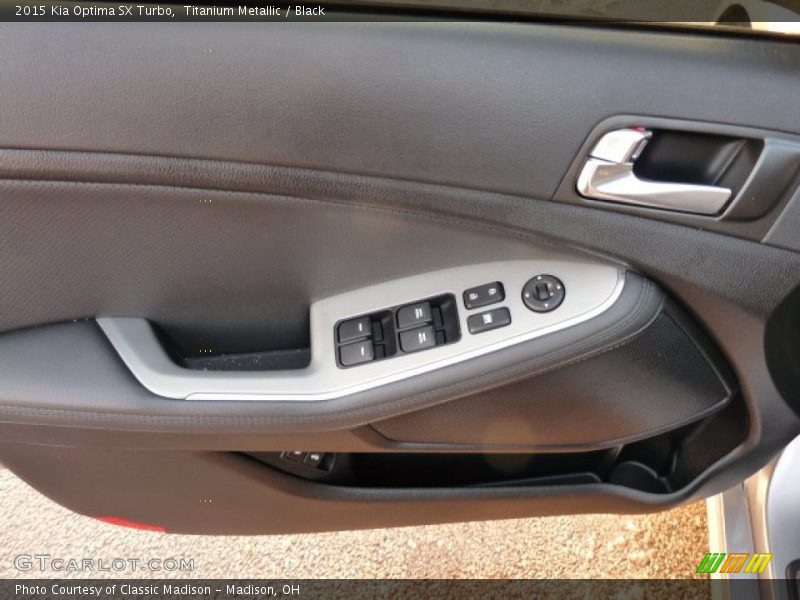 Titanium Metallic / Black 2015 Kia Optima SX Turbo