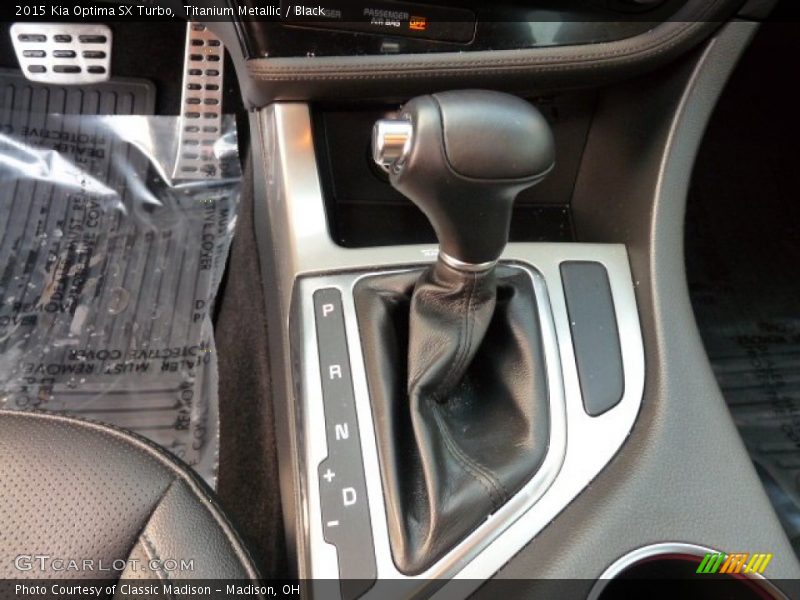 Titanium Metallic / Black 2015 Kia Optima SX Turbo