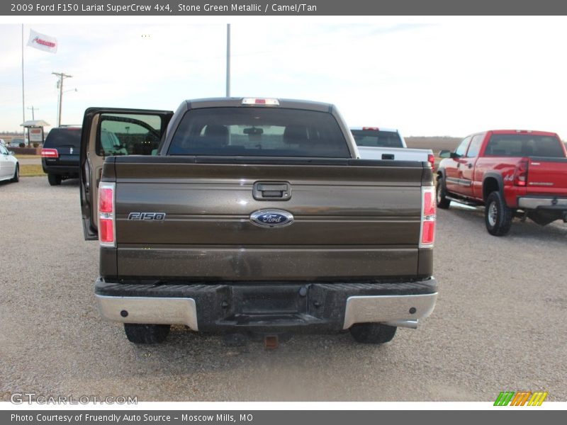 Stone Green Metallic / Camel/Tan 2009 Ford F150 Lariat SuperCrew 4x4