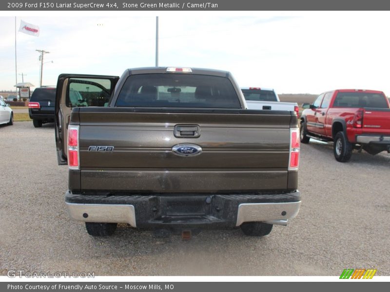 Stone Green Metallic / Camel/Tan 2009 Ford F150 Lariat SuperCrew 4x4