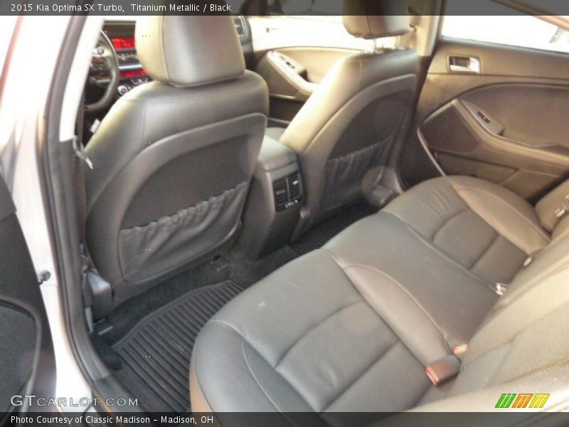 Titanium Metallic / Black 2015 Kia Optima SX Turbo