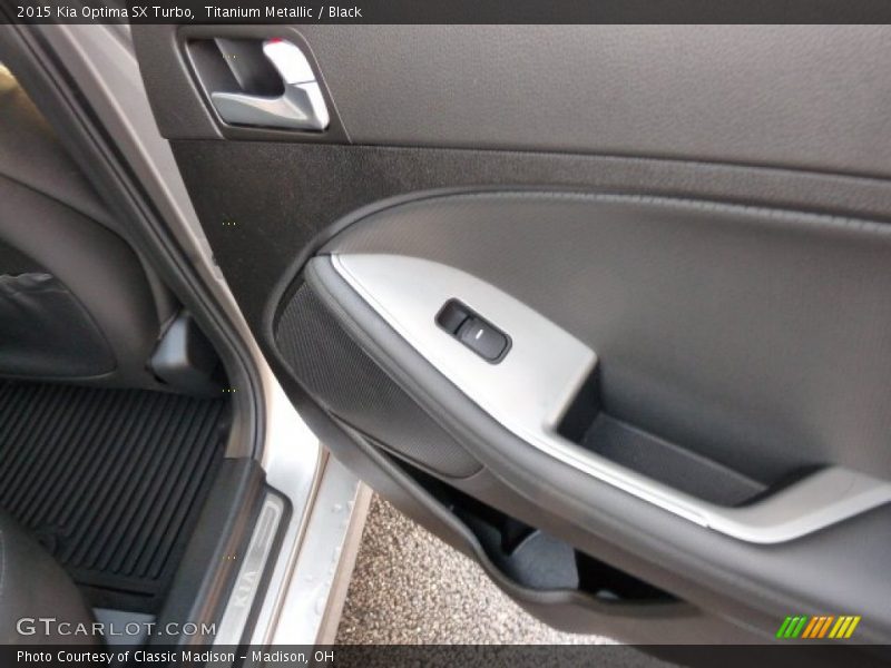 Titanium Metallic / Black 2015 Kia Optima SX Turbo