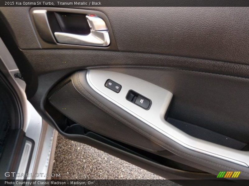 Titanium Metallic / Black 2015 Kia Optima SX Turbo