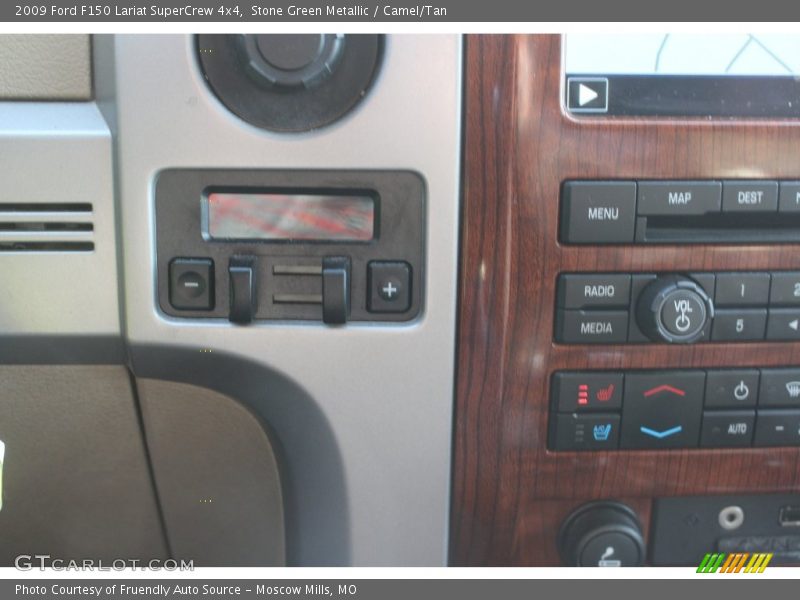 Stone Green Metallic / Camel/Tan 2009 Ford F150 Lariat SuperCrew 4x4
