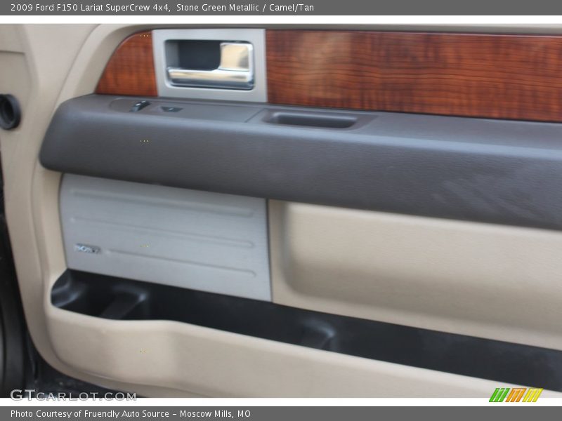 Stone Green Metallic / Camel/Tan 2009 Ford F150 Lariat SuperCrew 4x4