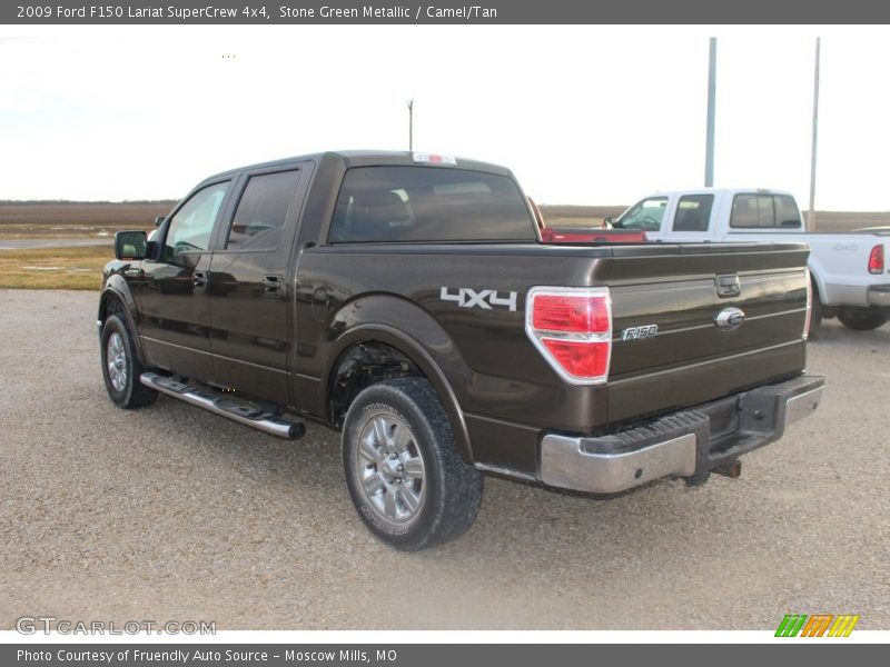 Stone Green Metallic / Camel/Tan 2009 Ford F150 Lariat SuperCrew 4x4