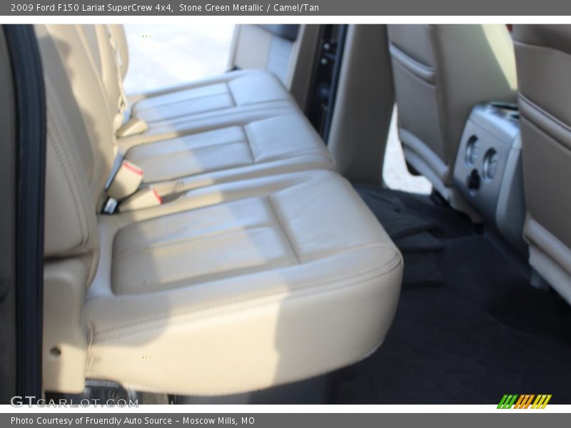 Stone Green Metallic / Camel/Tan 2009 Ford F150 Lariat SuperCrew 4x4