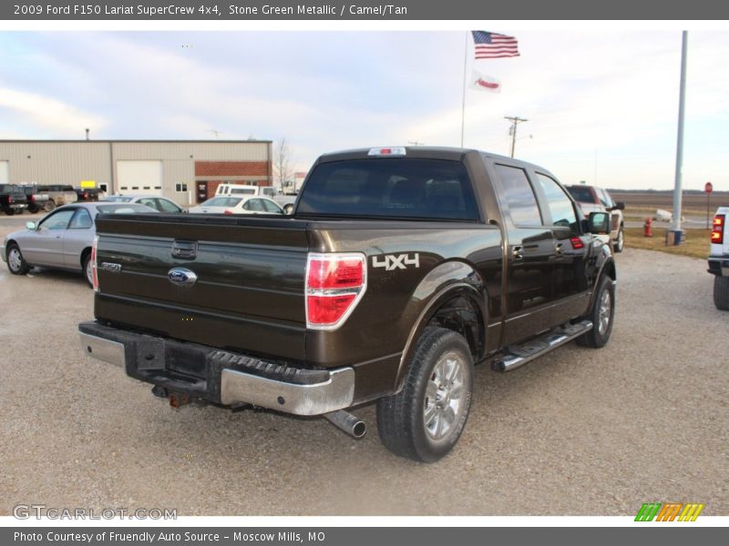 Stone Green Metallic / Camel/Tan 2009 Ford F150 Lariat SuperCrew 4x4