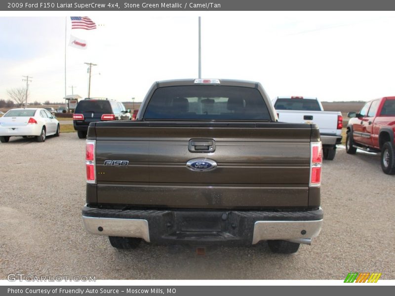 Stone Green Metallic / Camel/Tan 2009 Ford F150 Lariat SuperCrew 4x4