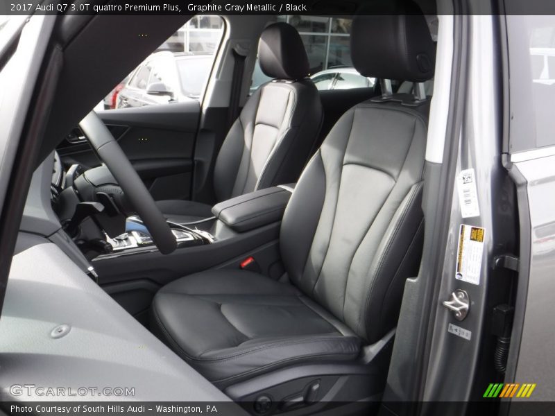 Graphite Gray Metallic / Black 2017 Audi Q7 3.0T quattro Premium Plus