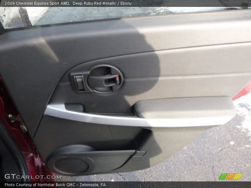 Deep Ruby Red Metallic / Ebony 2009 Chevrolet Equinox Sport AWD