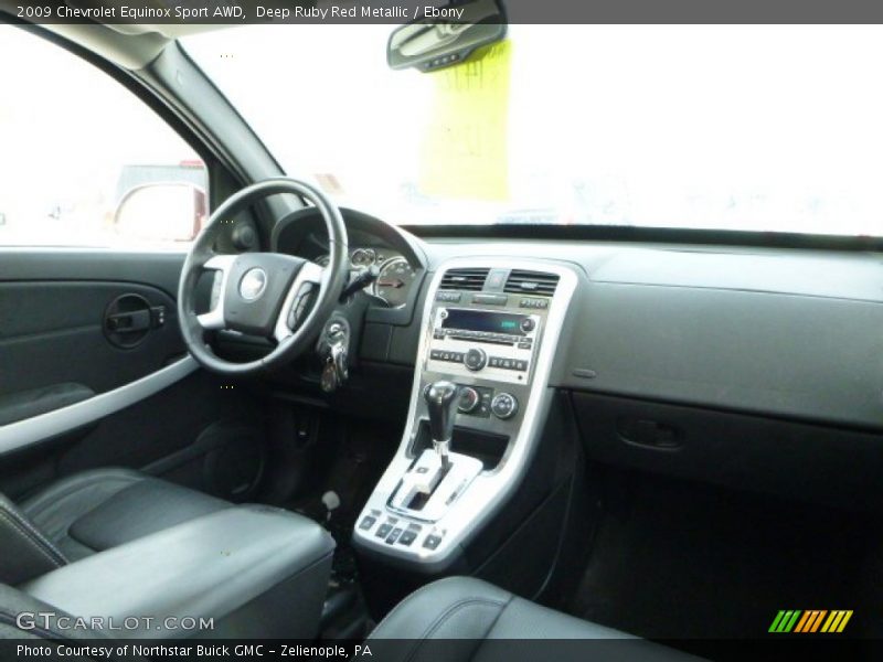Deep Ruby Red Metallic / Ebony 2009 Chevrolet Equinox Sport AWD