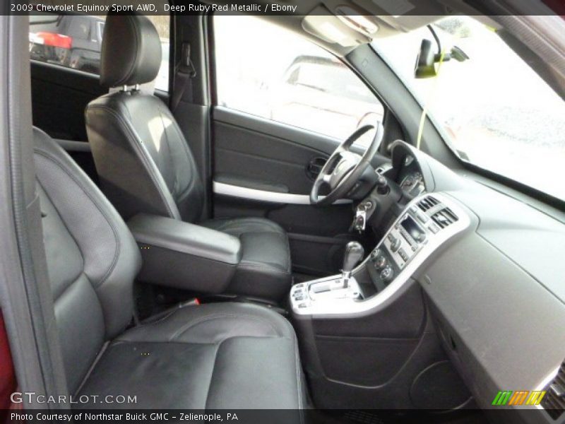 Deep Ruby Red Metallic / Ebony 2009 Chevrolet Equinox Sport AWD