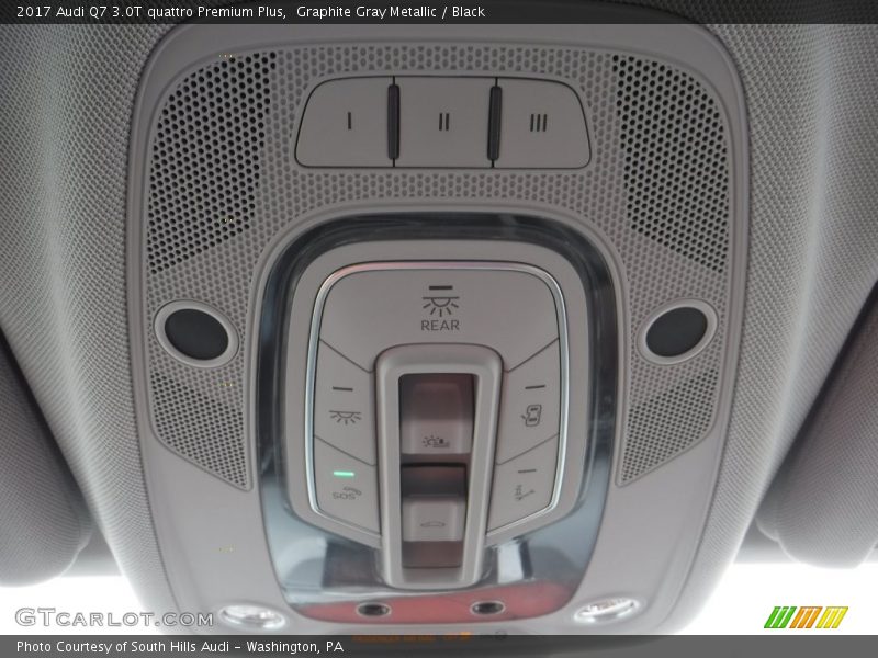 Graphite Gray Metallic / Black 2017 Audi Q7 3.0T quattro Premium Plus