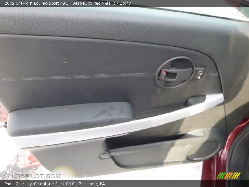 Deep Ruby Red Metallic / Ebony 2009 Chevrolet Equinox Sport AWD