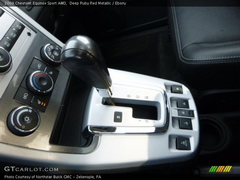 Deep Ruby Red Metallic / Ebony 2009 Chevrolet Equinox Sport AWD