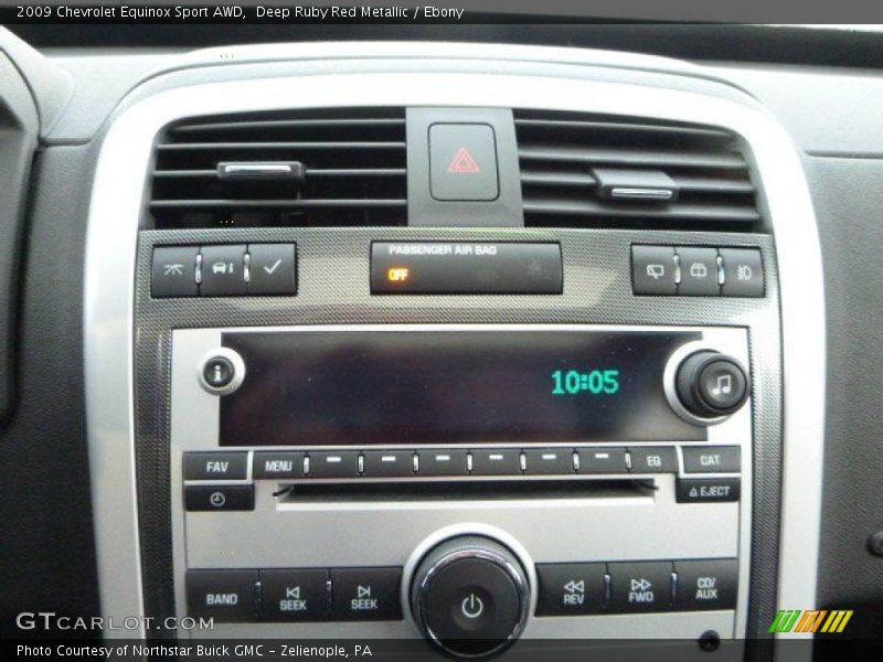 Deep Ruby Red Metallic / Ebony 2009 Chevrolet Equinox Sport AWD