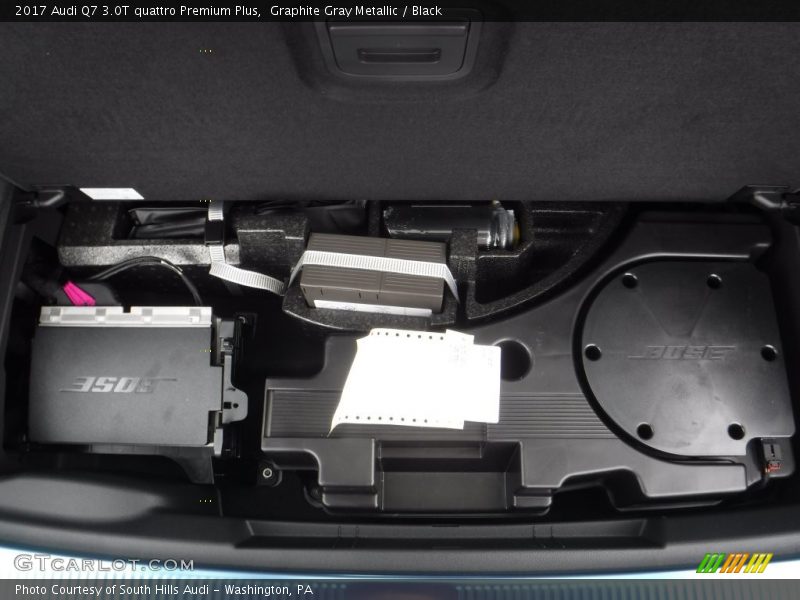 Graphite Gray Metallic / Black 2017 Audi Q7 3.0T quattro Premium Plus