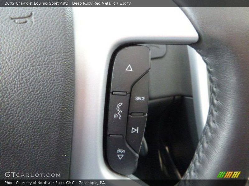 Deep Ruby Red Metallic / Ebony 2009 Chevrolet Equinox Sport AWD