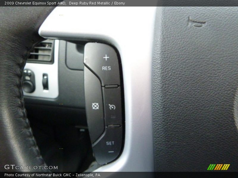 Deep Ruby Red Metallic / Ebony 2009 Chevrolet Equinox Sport AWD