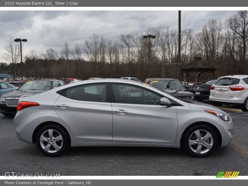 Silver / Gray 2013 Hyundai Elantra GLS