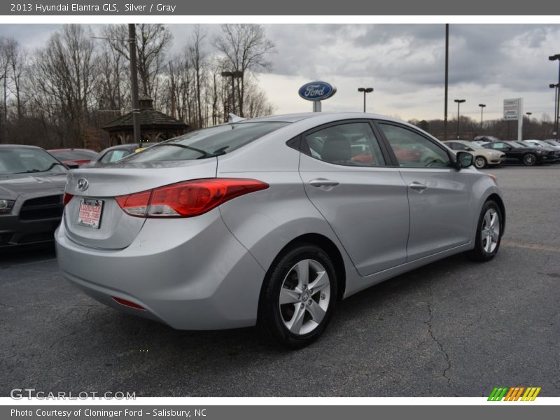 Silver / Gray 2013 Hyundai Elantra GLS