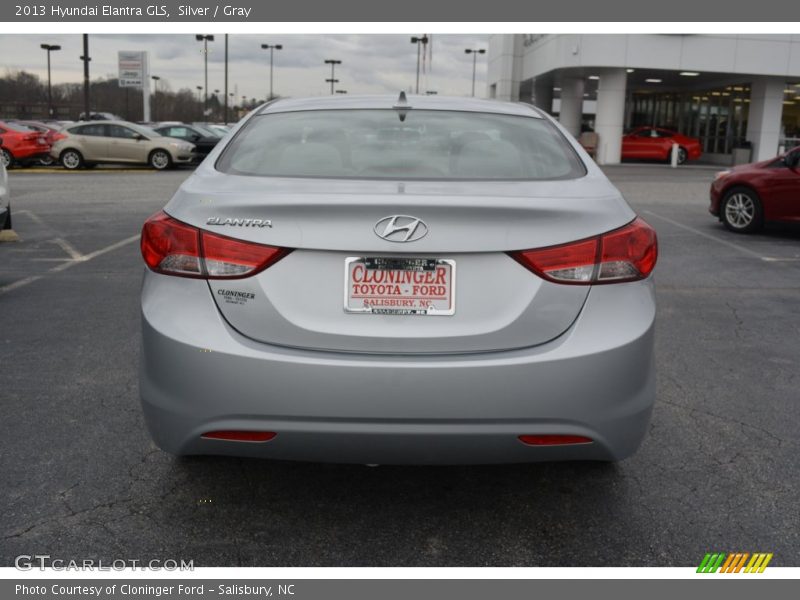 Silver / Gray 2013 Hyundai Elantra GLS