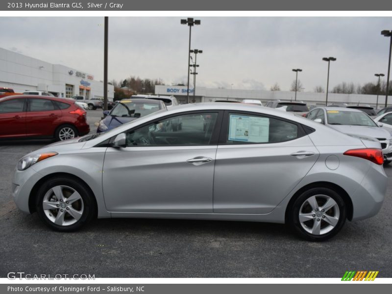 Silver / Gray 2013 Hyundai Elantra GLS