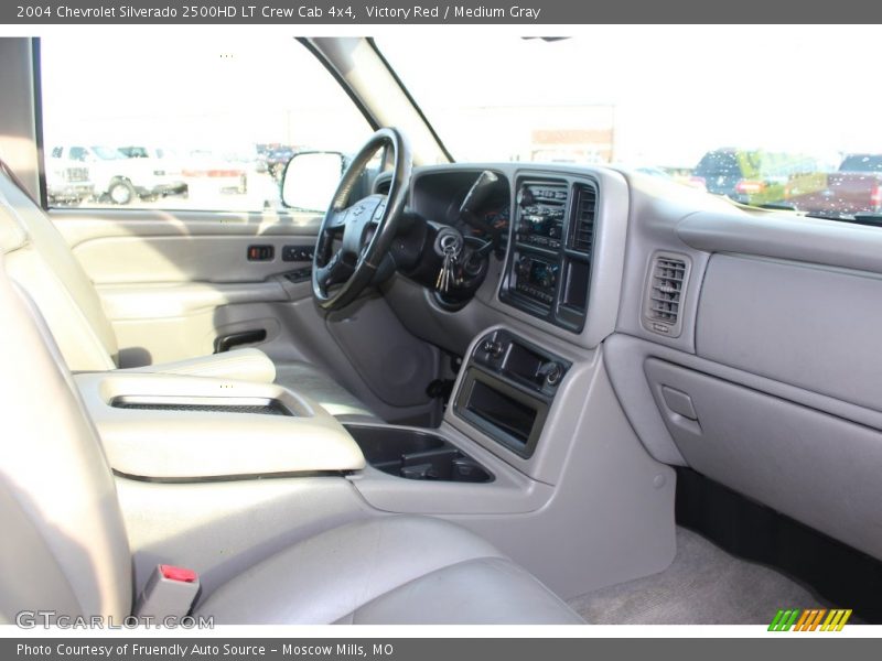 Victory Red / Medium Gray 2004 Chevrolet Silverado 2500HD LT Crew Cab 4x4