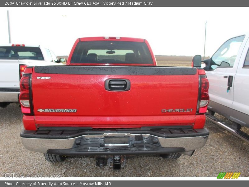 Victory Red / Medium Gray 2004 Chevrolet Silverado 2500HD LT Crew Cab 4x4