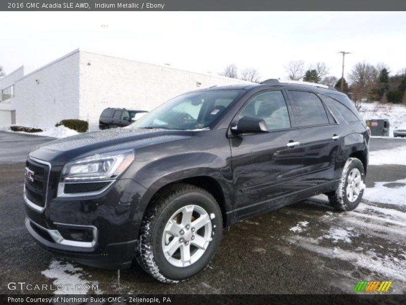 Iridium Metallic / Ebony 2016 GMC Acadia SLE AWD