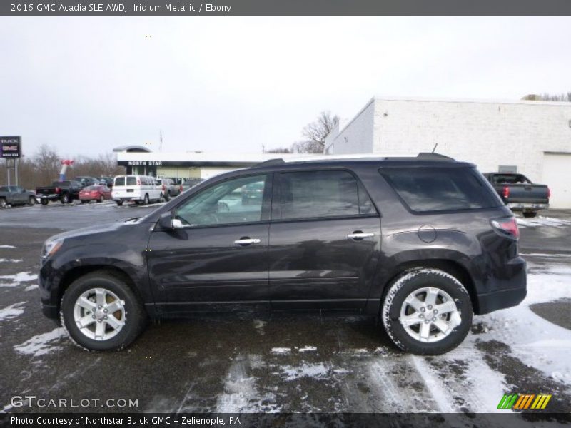 Iridium Metallic / Ebony 2016 GMC Acadia SLE AWD