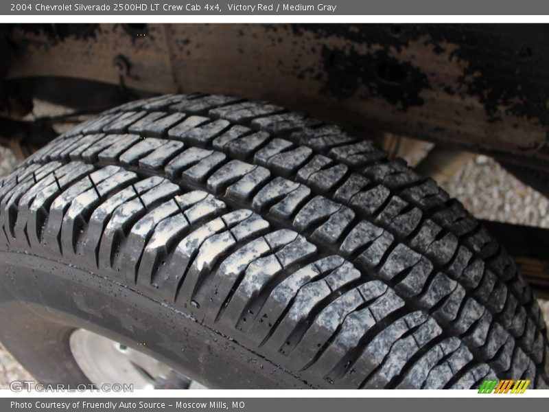 Victory Red / Medium Gray 2004 Chevrolet Silverado 2500HD LT Crew Cab 4x4