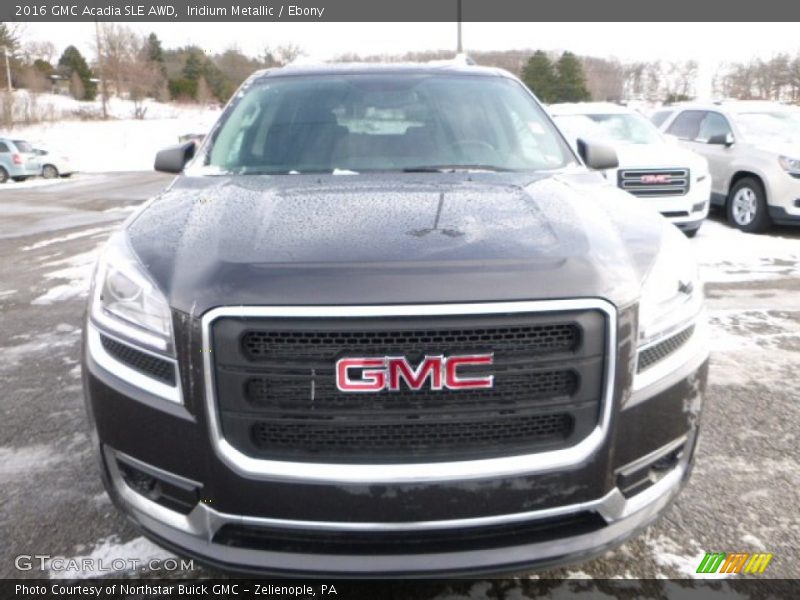 Iridium Metallic / Ebony 2016 GMC Acadia SLE AWD