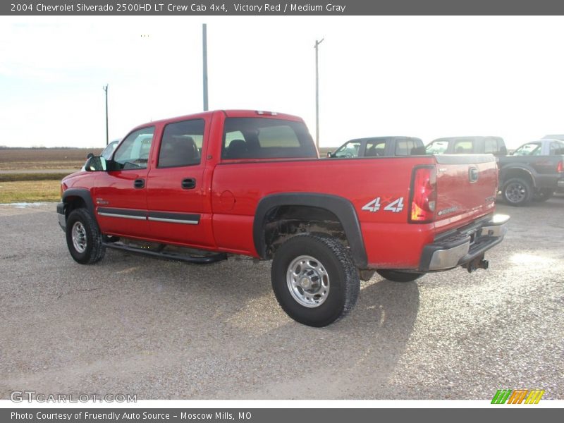 Victory Red / Medium Gray 2004 Chevrolet Silverado 2500HD LT Crew Cab 4x4