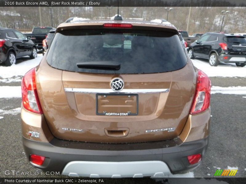 River Rock Metallic / Ebony 2016 Buick Encore AWD
