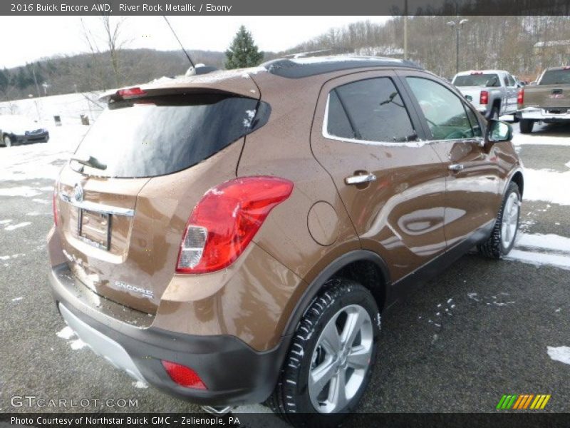 River Rock Metallic / Ebony 2016 Buick Encore AWD