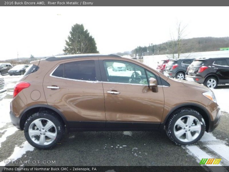 River Rock Metallic / Ebony 2016 Buick Encore AWD