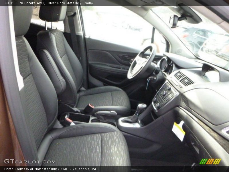 River Rock Metallic / Ebony 2016 Buick Encore AWD