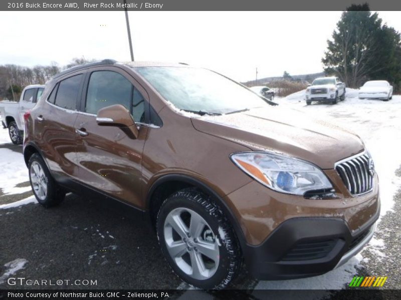 River Rock Metallic / Ebony 2016 Buick Encore AWD