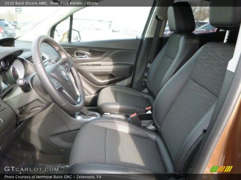 River Rock Metallic / Ebony 2016 Buick Encore AWD