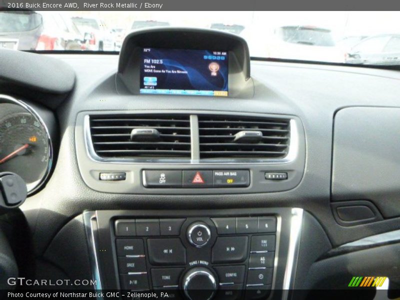 River Rock Metallic / Ebony 2016 Buick Encore AWD
