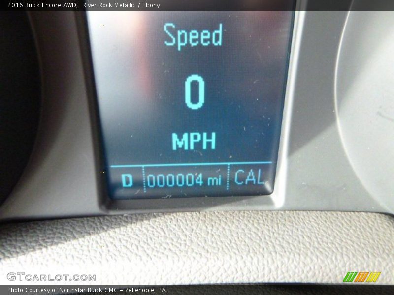 River Rock Metallic / Ebony 2016 Buick Encore AWD