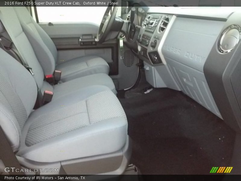 Oxford White / Steel 2016 Ford F250 Super Duty XLT Crew Cab