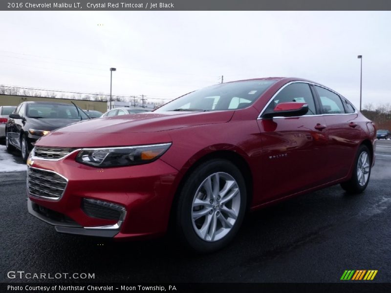 Crystal Red Tintcoat / Jet Black 2016 Chevrolet Malibu LT